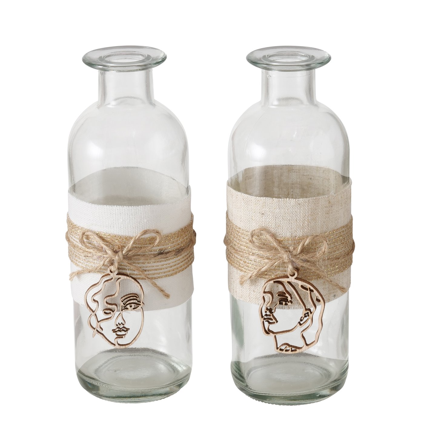 Vaas Amaya, 2 ass., H 16 cm, Multiplex, Helder glas, Nee, Effen