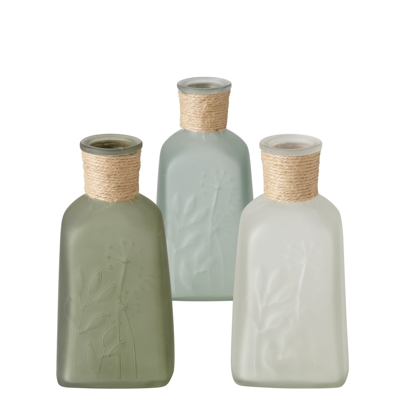Vaas Nemea | 3 soorten | H 19 cm, Glas