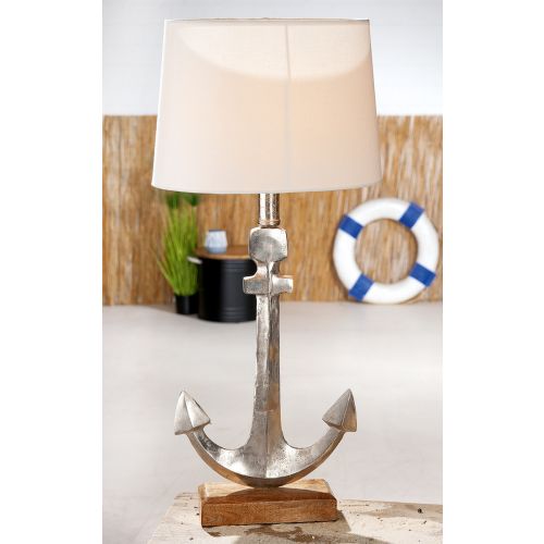 Anker Lamp met houten voetje H 36 cm - Afbeelding 2