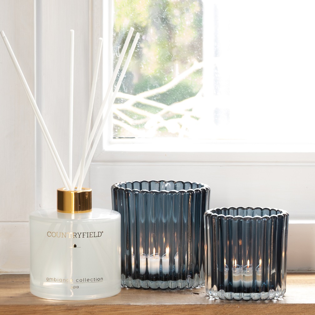 Theelichth ro Wave S d.blauw - Afbeelding 2