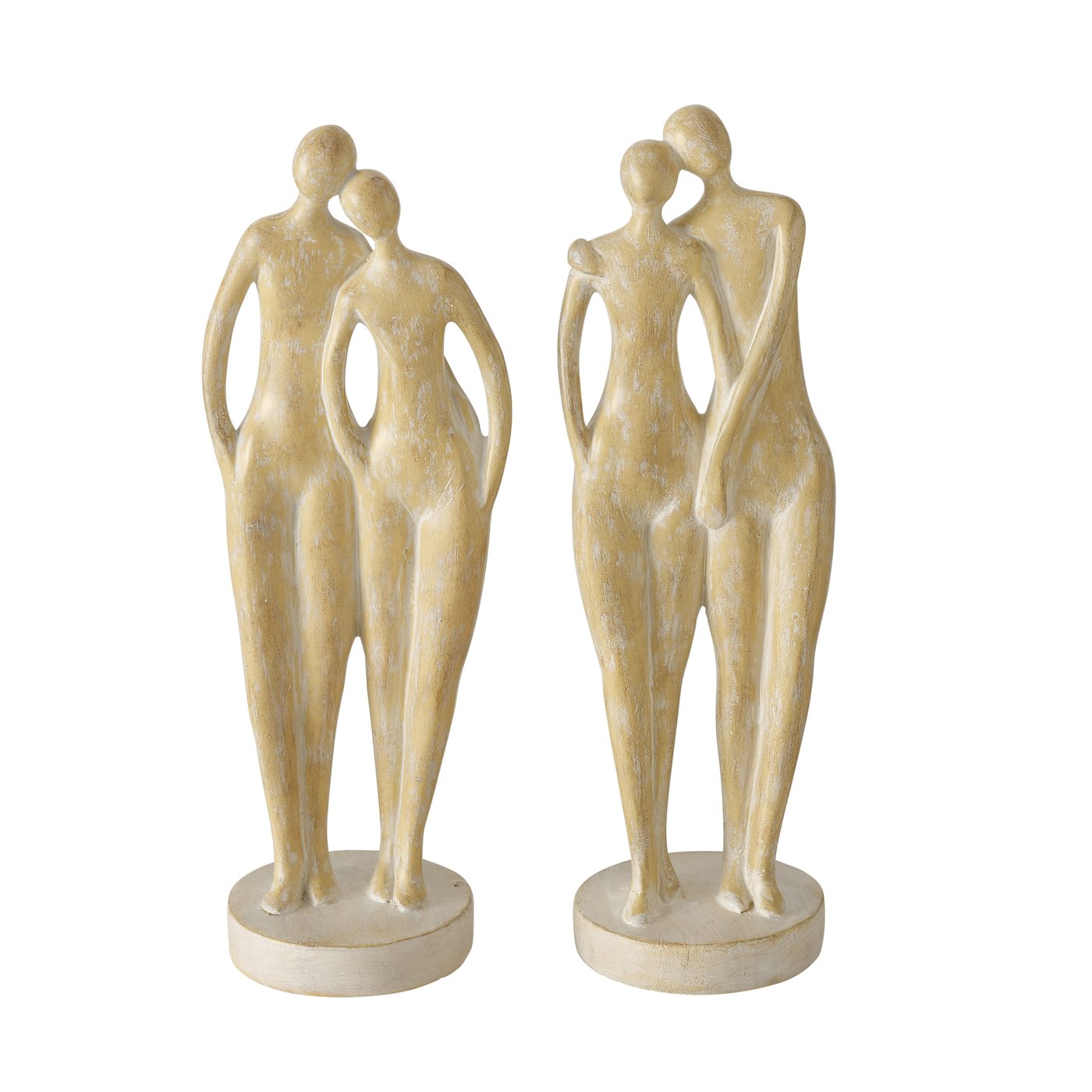 Figuur Calina, 2 ass., Vrouw, Man, H 30 cm, Polyresin
