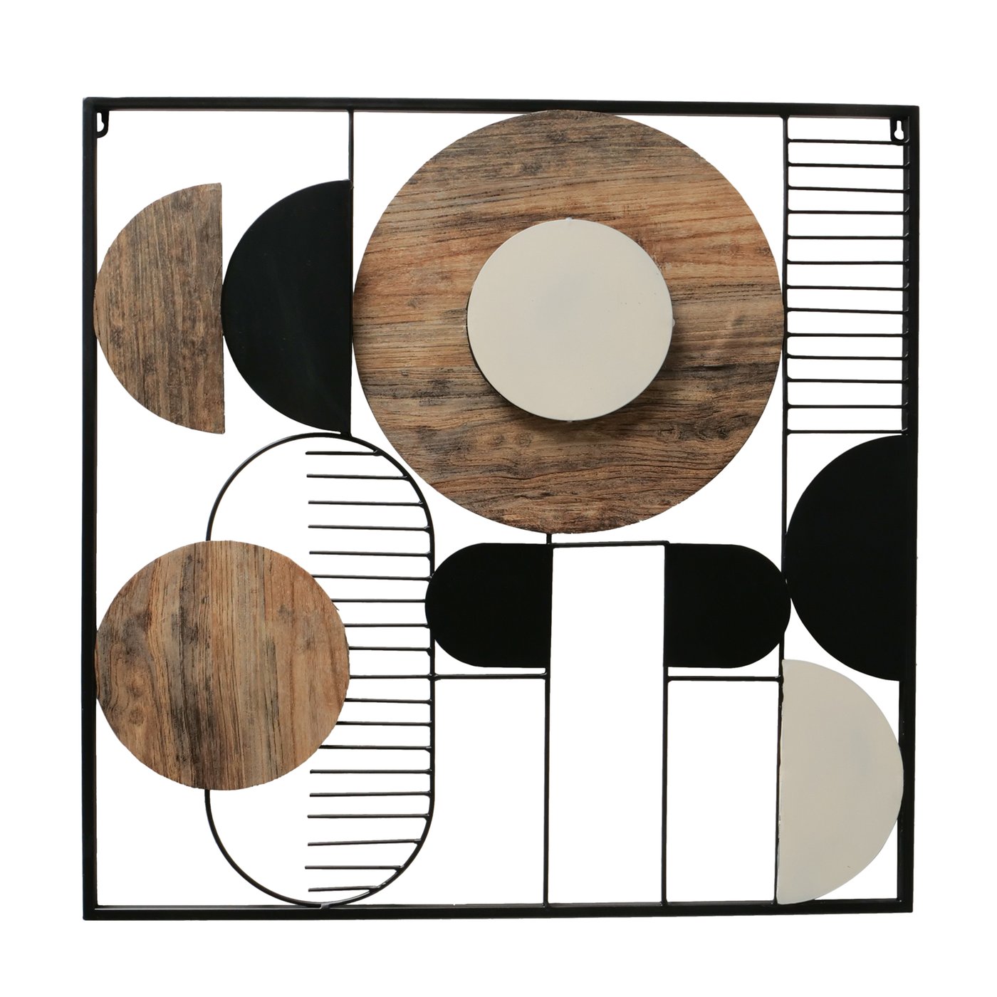 Wanddecoratie Canio, Mat, ijzer, W 66,2 cm