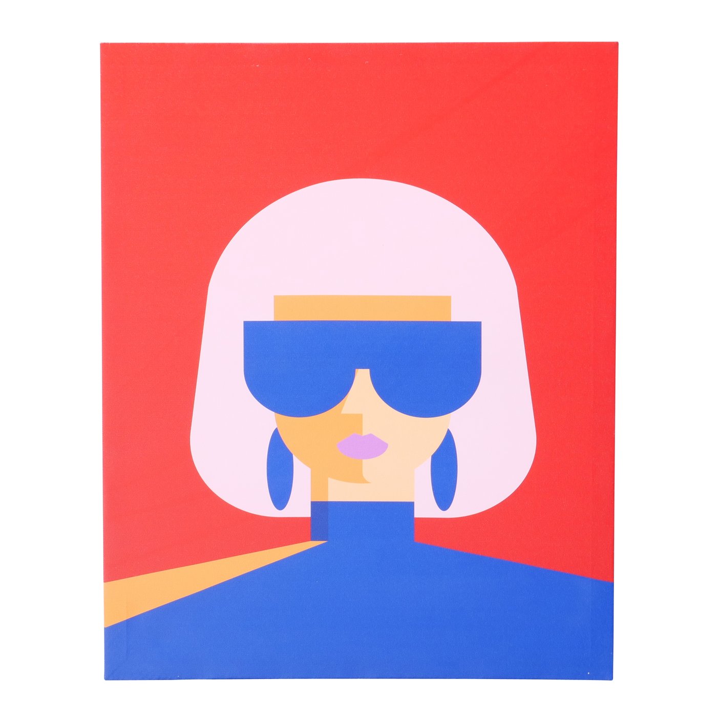 Wanddecoratie Rachel, vrouw meerkleurig