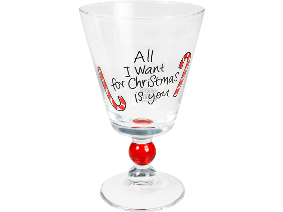 BLOND KERST: WIJNGLAS