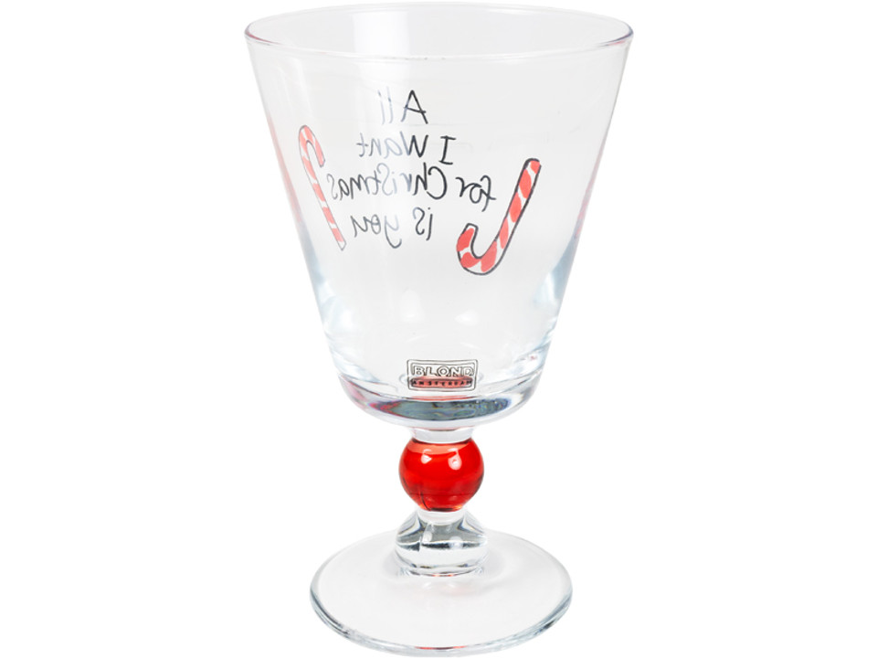 BLOND KERST: WIJNGLAS - Afbeelding 2