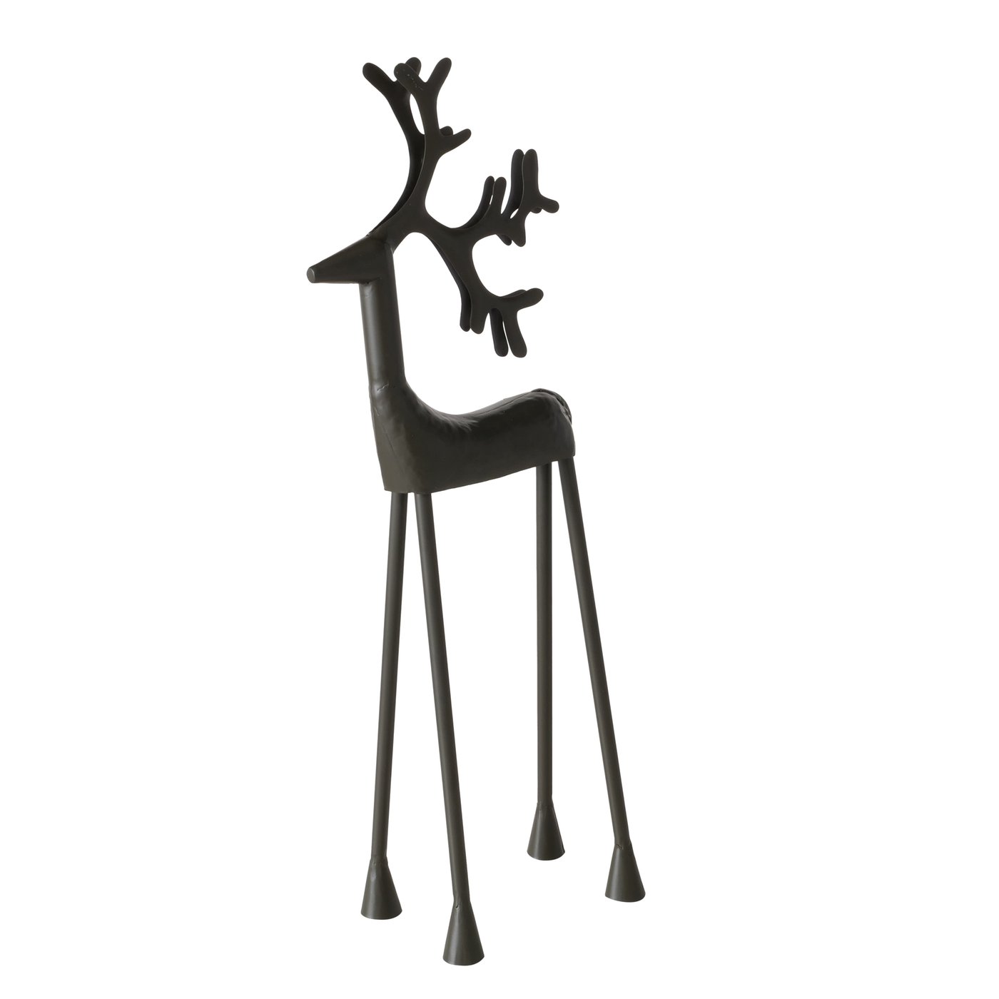 Hert Hugo H 55,5 cm, gepoedercoat ijzer
