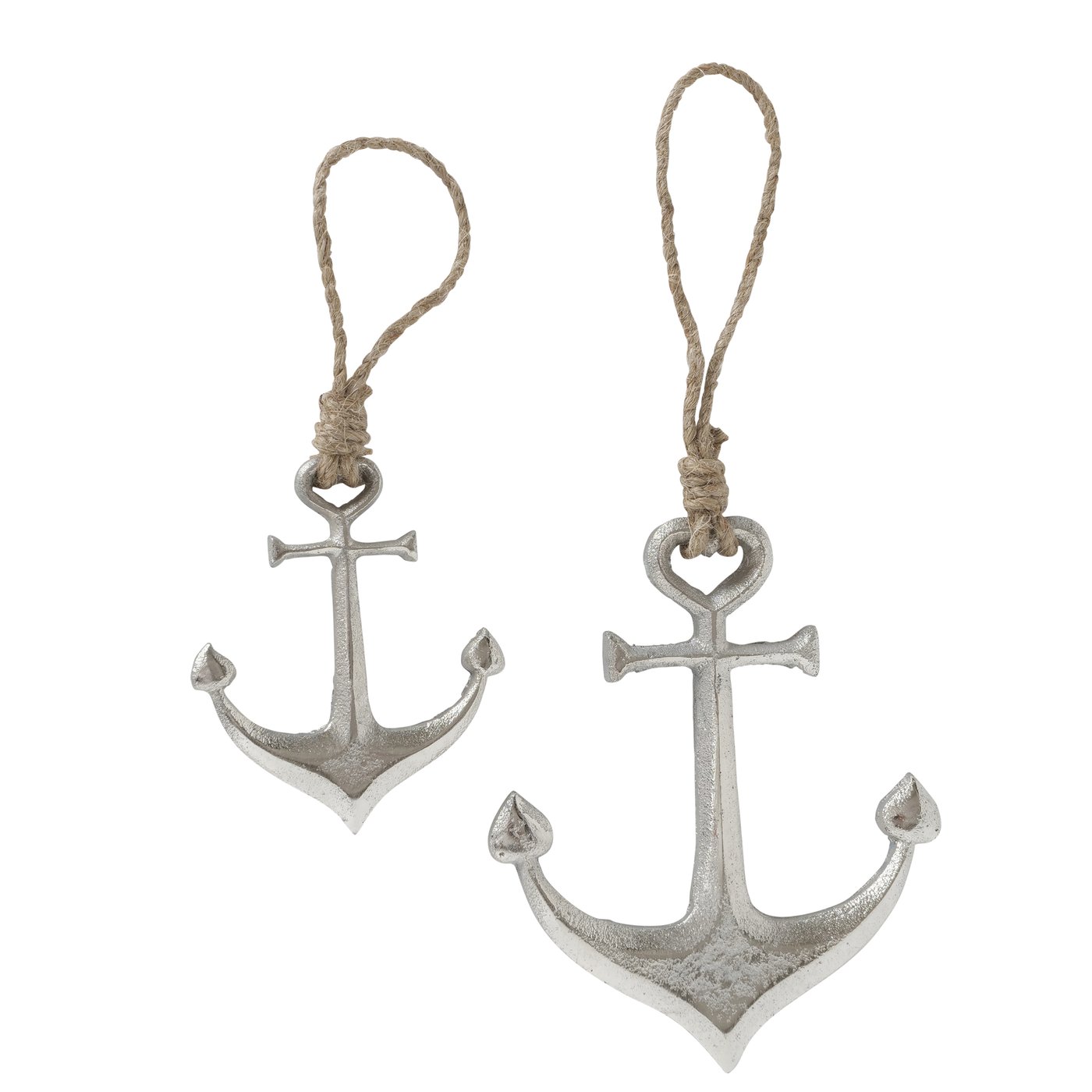 Decohanger Emila Anker, L 12cm, H 15cm, Zilver