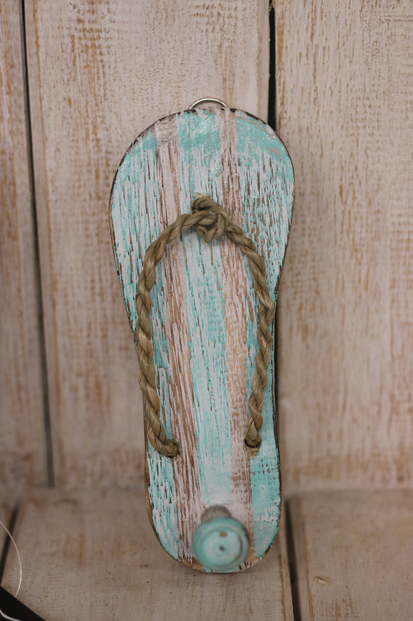 Haakje Slipper Turquoise