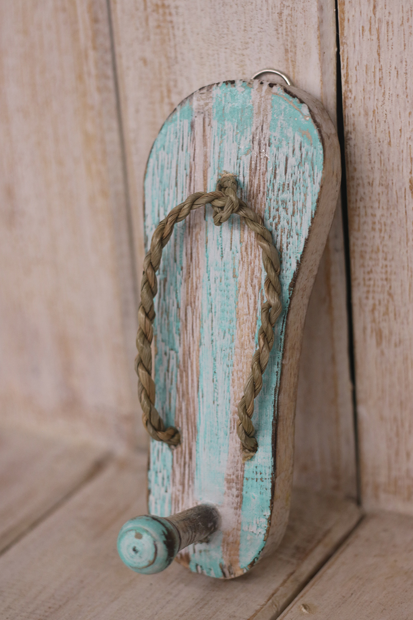 Haakje Slipper Turquoise - Afbeelding 2