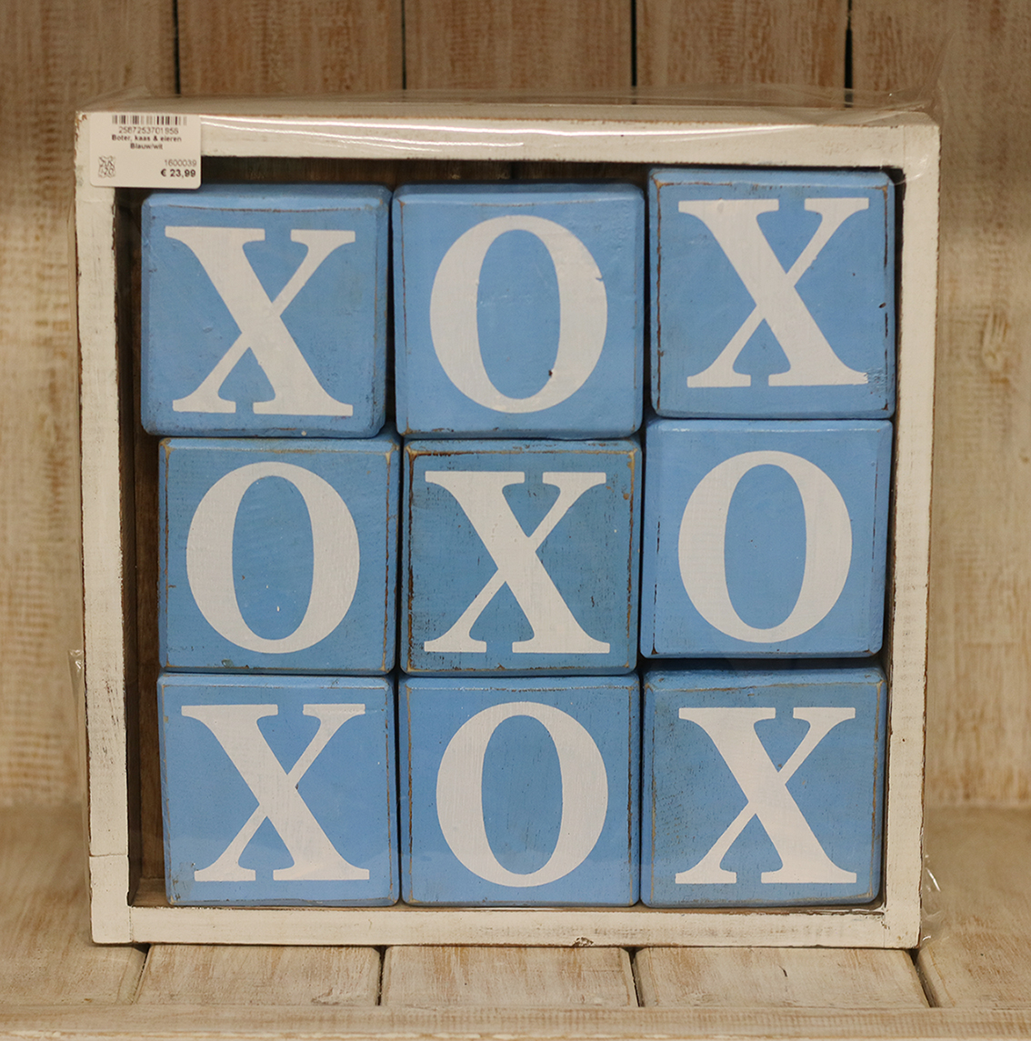 Boter, kaas &amp; eieren Blauw/wit