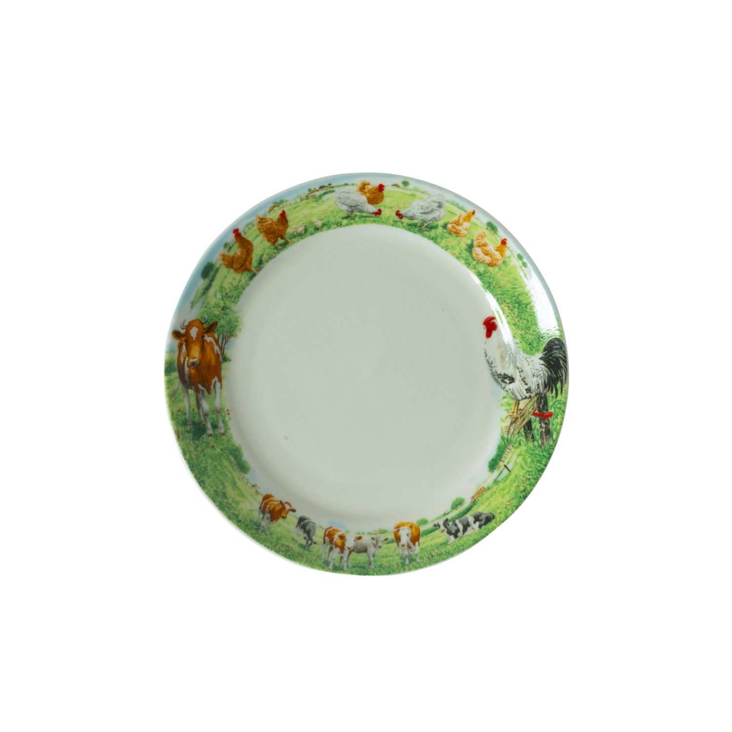 Bord Koe/Kip 18 cm