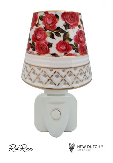 Nachtlampje LED Red Roses New Dutch