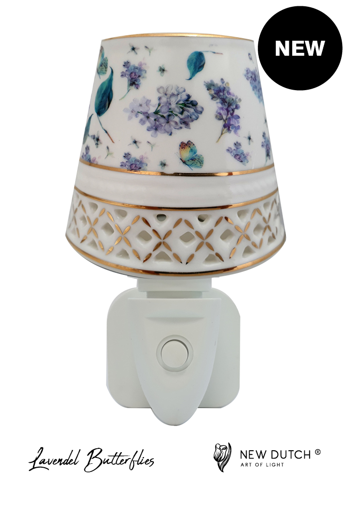 Nachtlampje LED Lavendel Butterflies New Dutch®