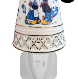 Nachtlampje Kissing Farmers Delfs Blauw 7W