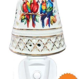 Nightlight Bone China LED Parrots