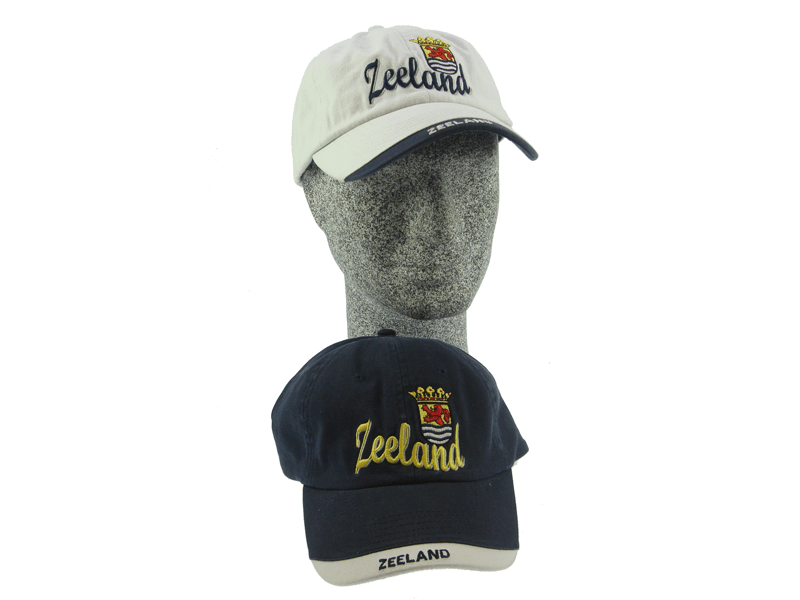 Cap 6 panel ZEELAND 2 ass met wapen