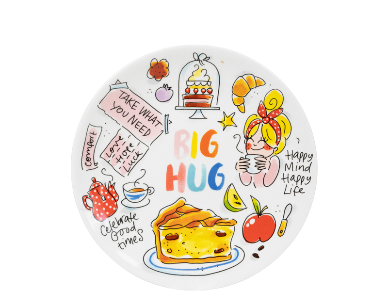 Blond Amsterdam BLOND HUG: PLATE 18 CM BIG HUG