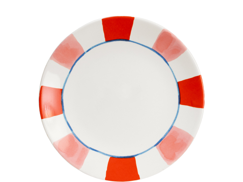 Blond Amsterdam EB: PLATE 22 CM PINK-RED