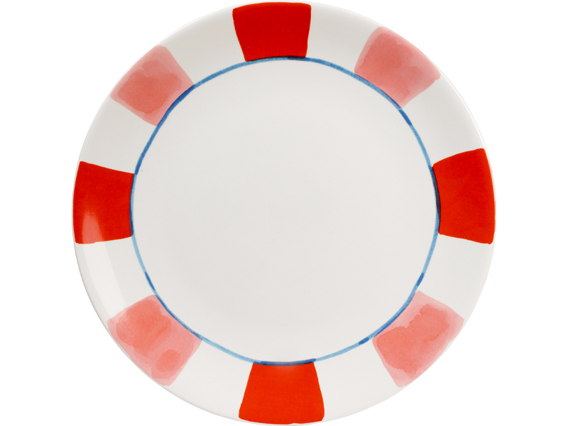 Blond Amsterdam EB: PLATE 26 CM PINK-RED