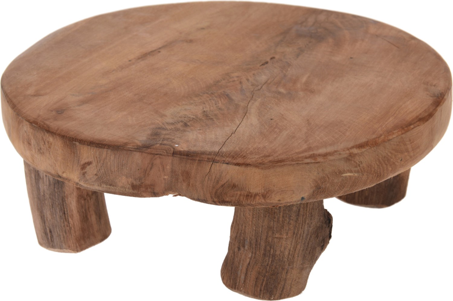 Tafel teakhout dia20xH7cm