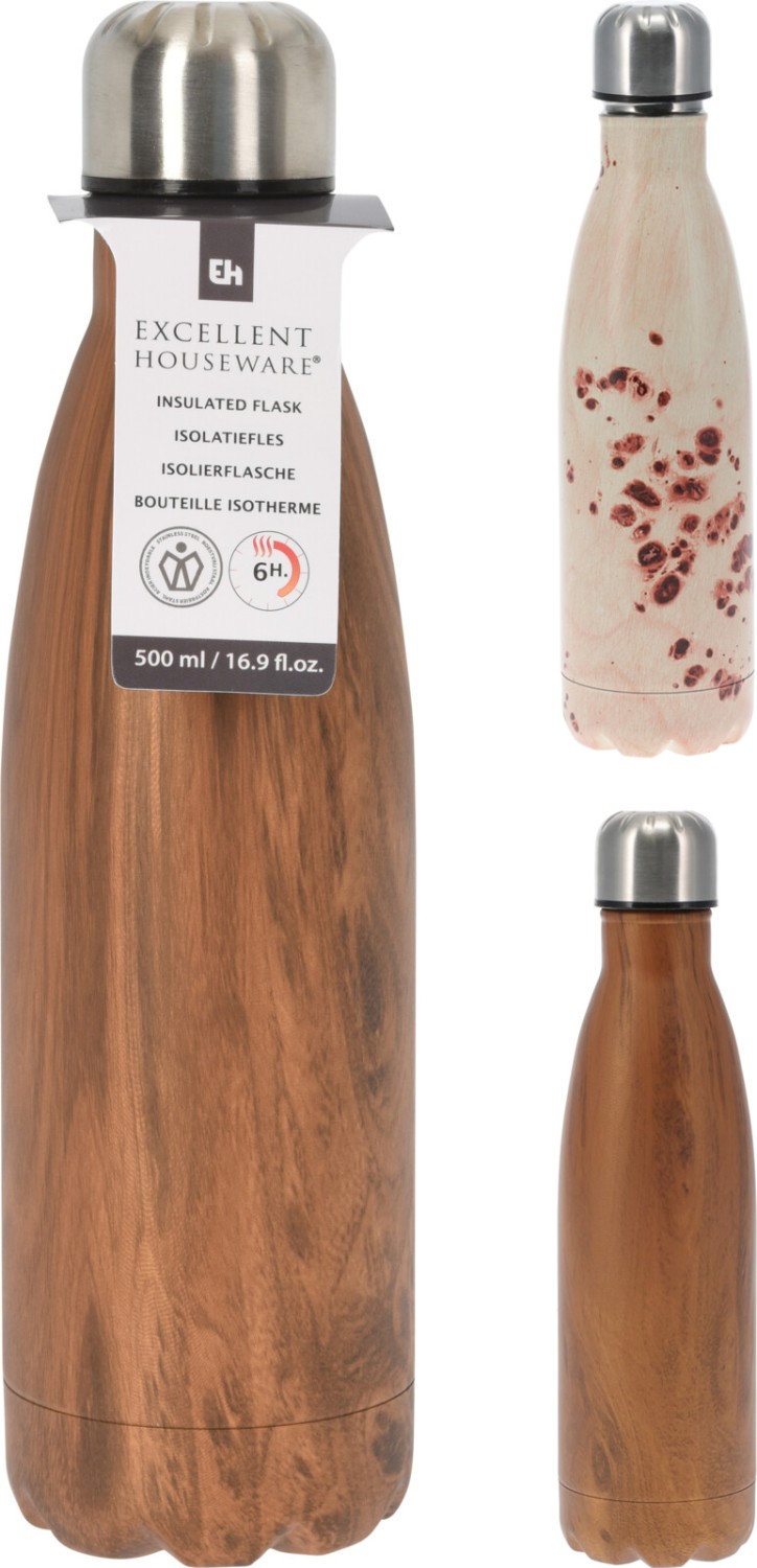 Isolatiefles rvs 500ml 2 soorten