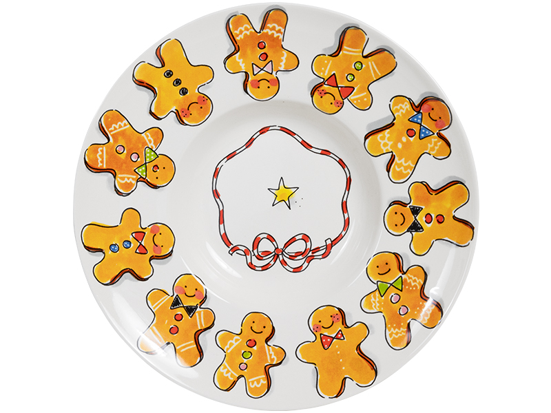 Blond Amsterdam Kerst 2025 Bord Pasta 24 cm