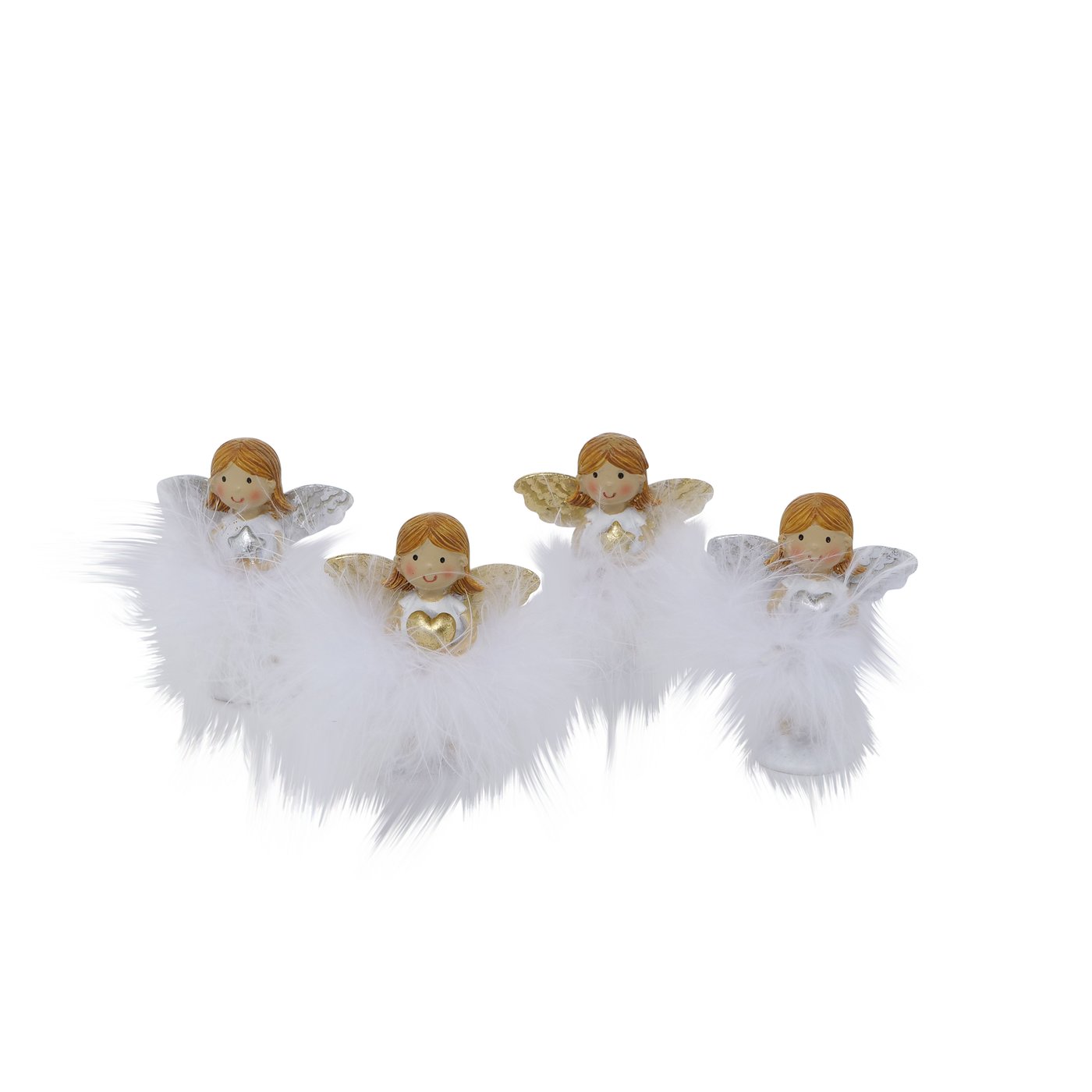 Beeldje Molly, Engel, 4 soorten, H 7 cm