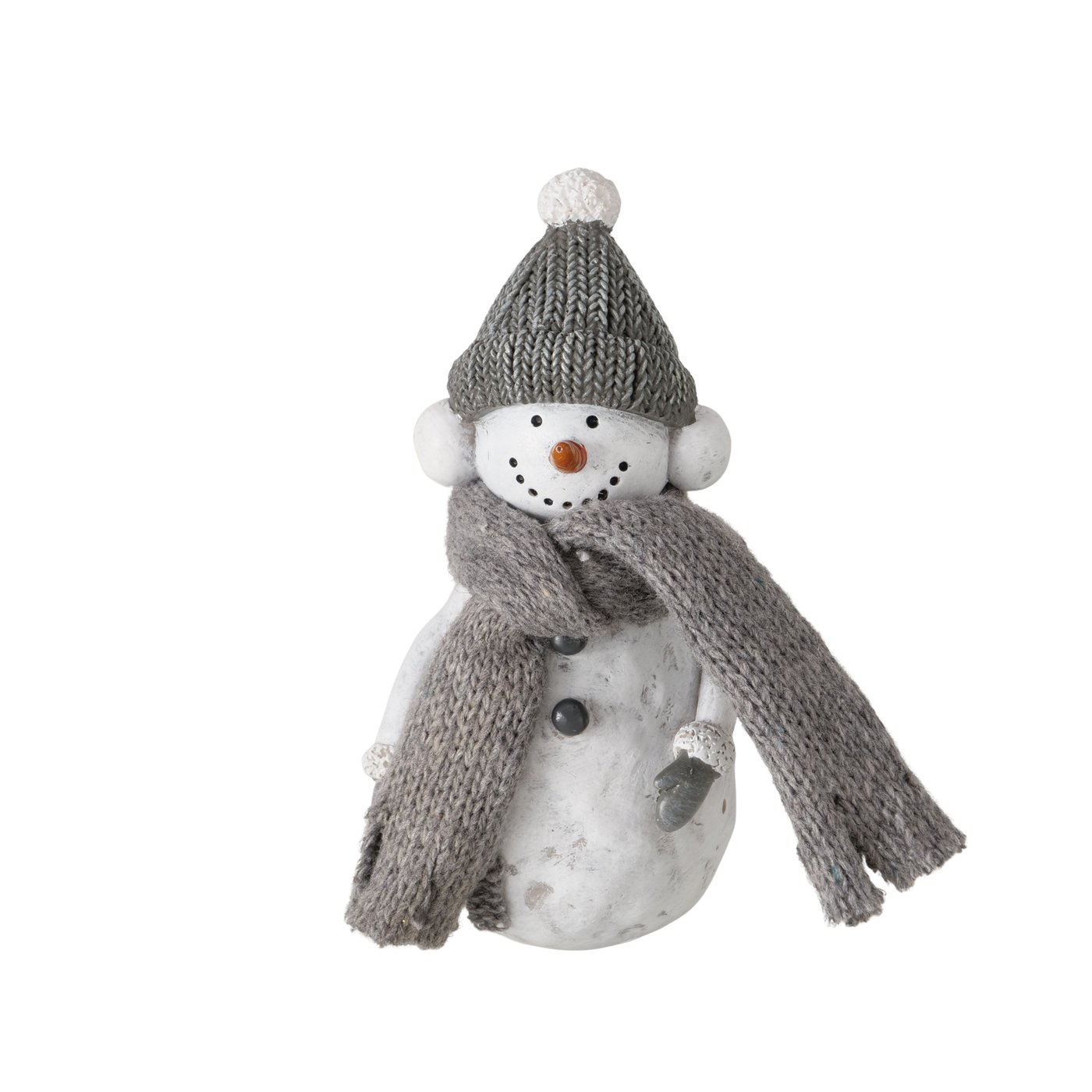 Beeldlje Frosty, sneeuwpop, 2 soorten H 12,50 cm, polystone - Afbeelding 4