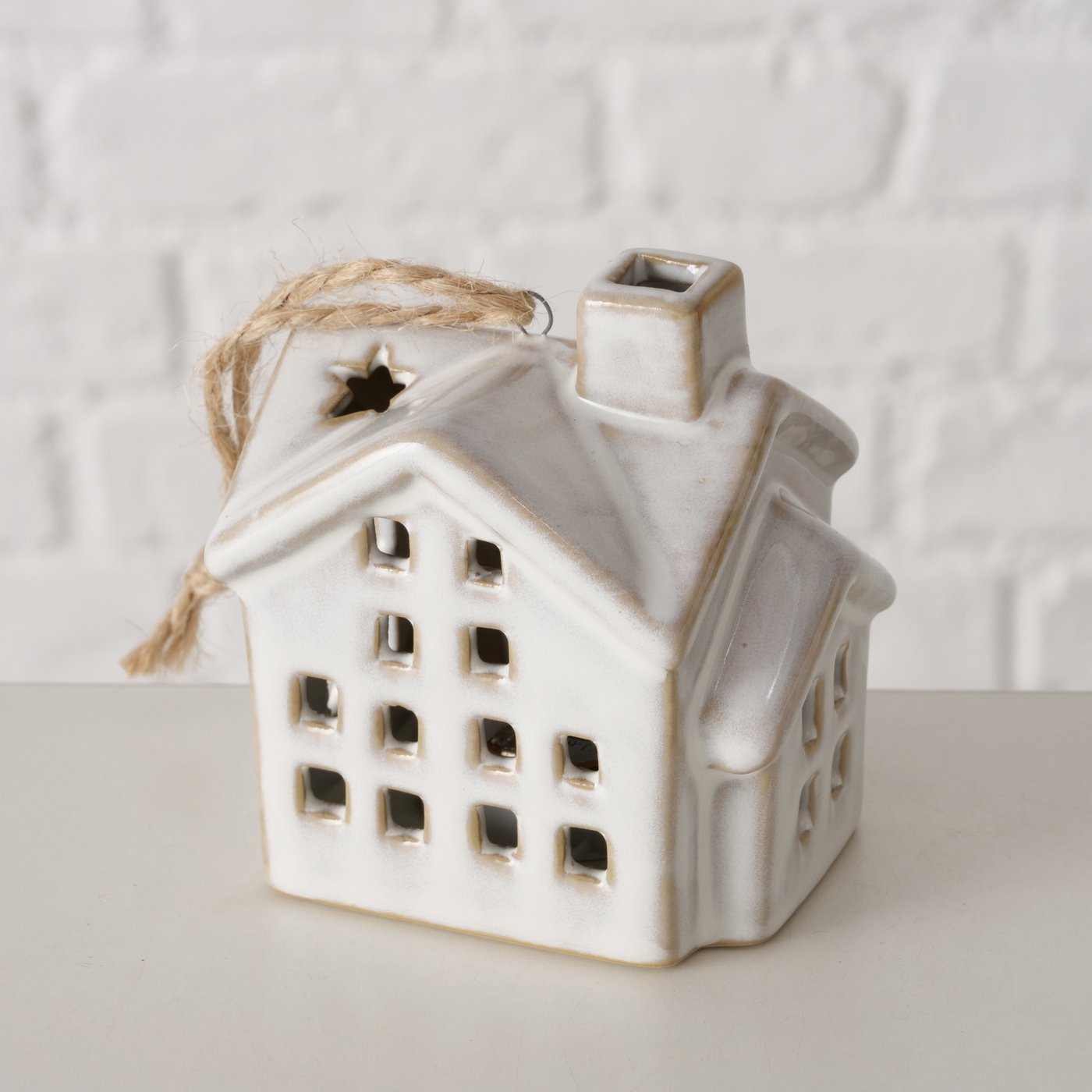 Kersthanger Hildur, 4 soorten, Huis, LED, L 7 cm - Afbeelding 4