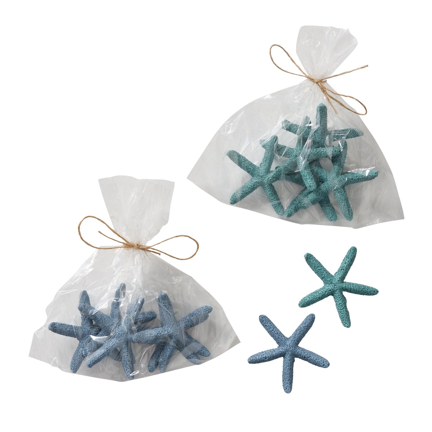 (Tafel)decoratie Clyo | zeester | 6 stuks | 2 soorten