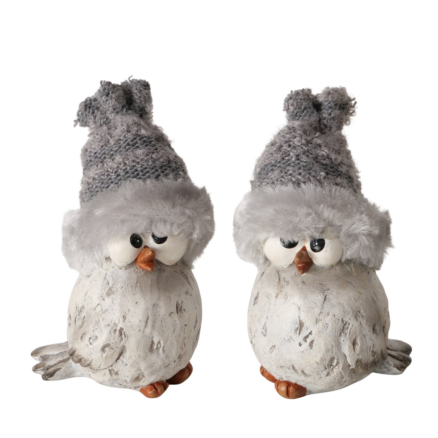 Beeldje Jano, vogel, 2 soorten , H 12 cm, polystone