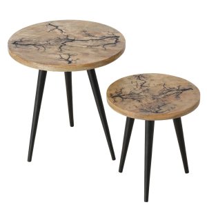 Bijzettafel Percha | Mangohout | 40cm
