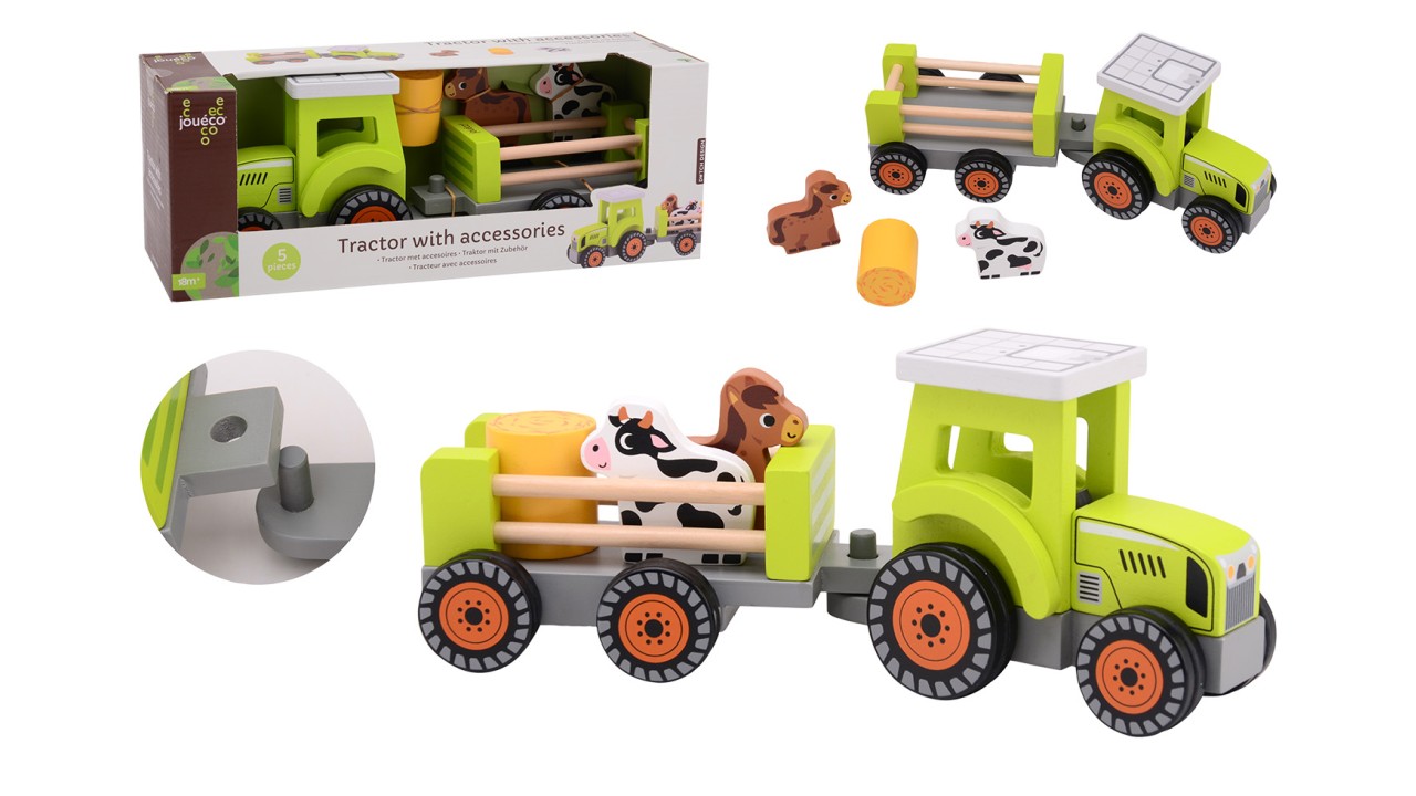 Jouéco - Tractor met accessoires