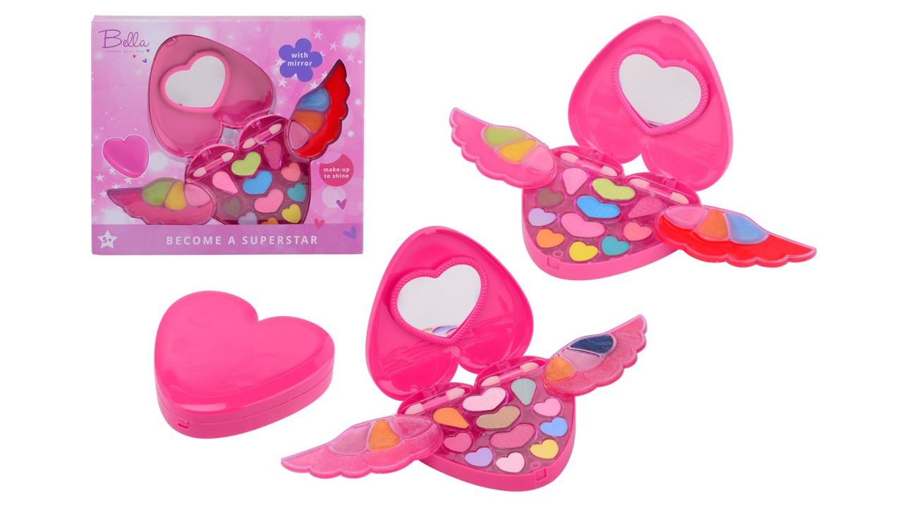 Bella make up set hart met vleugels | 2 soorten