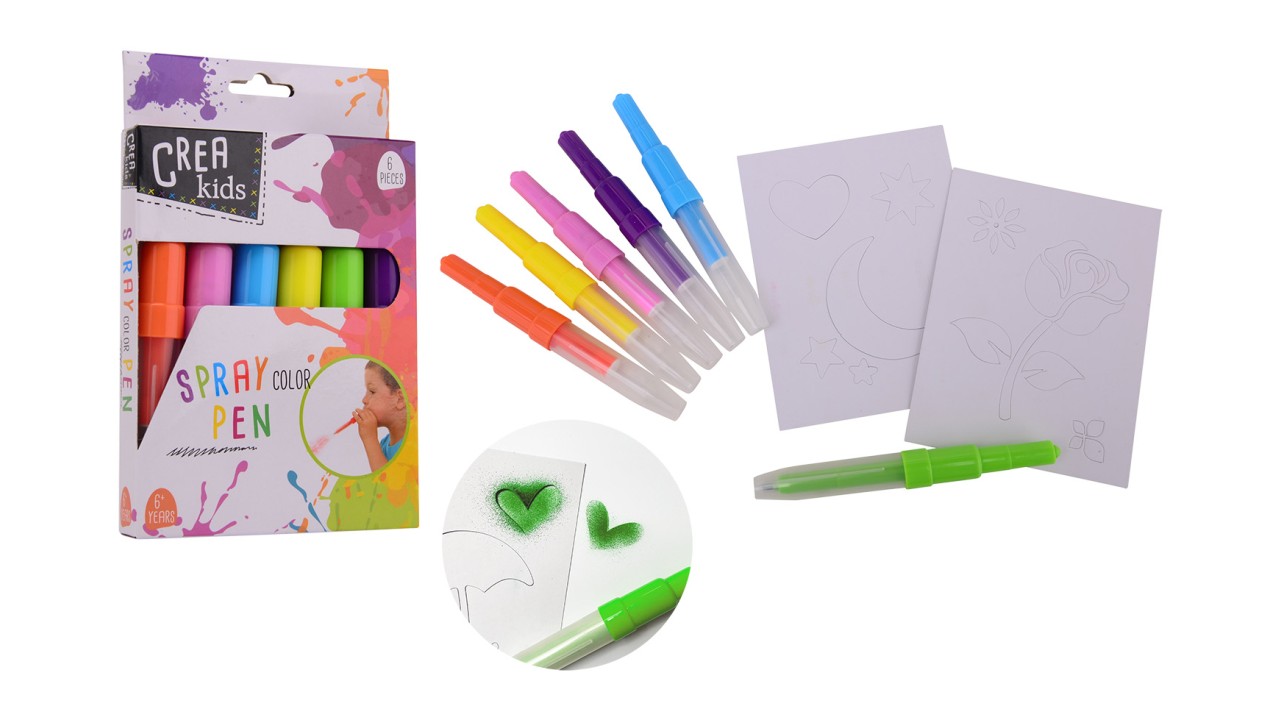Crea kids air marker 6 stuks