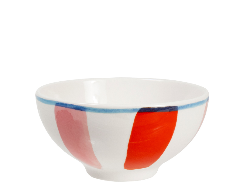 Blond Amsterdam EB: FOOTED BOWL 11.5 CM PINK-RED