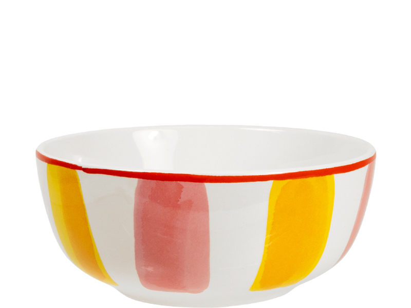 Blond Amsterdam EB: BOWL 15 CM PINK-YELLOW