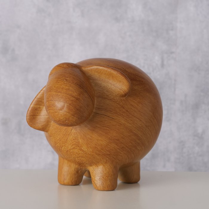 Beeld schaap Wilhelm | H13cm | bruin - Afbeelding 2