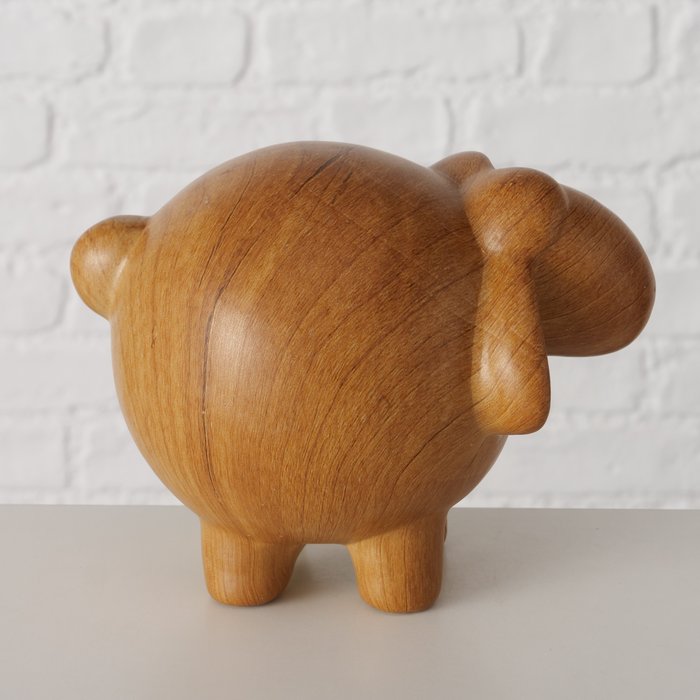 Beeld schaap Wilhelm | H13cm | bruin - Afbeelding 3