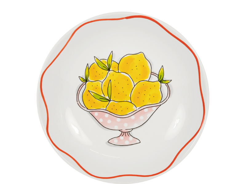 Blond Amsterdam Diep Bord 23 cm Lemon