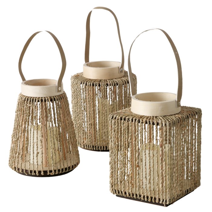 Led Lantaarn Nista 3 soorten H22cm ecru
