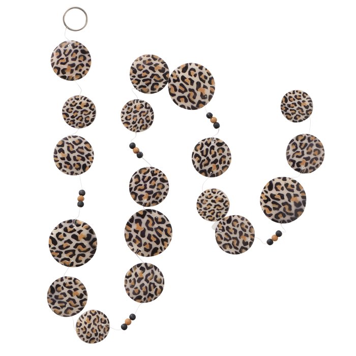 Capiz guirlande Leony L180cm leopard (67)