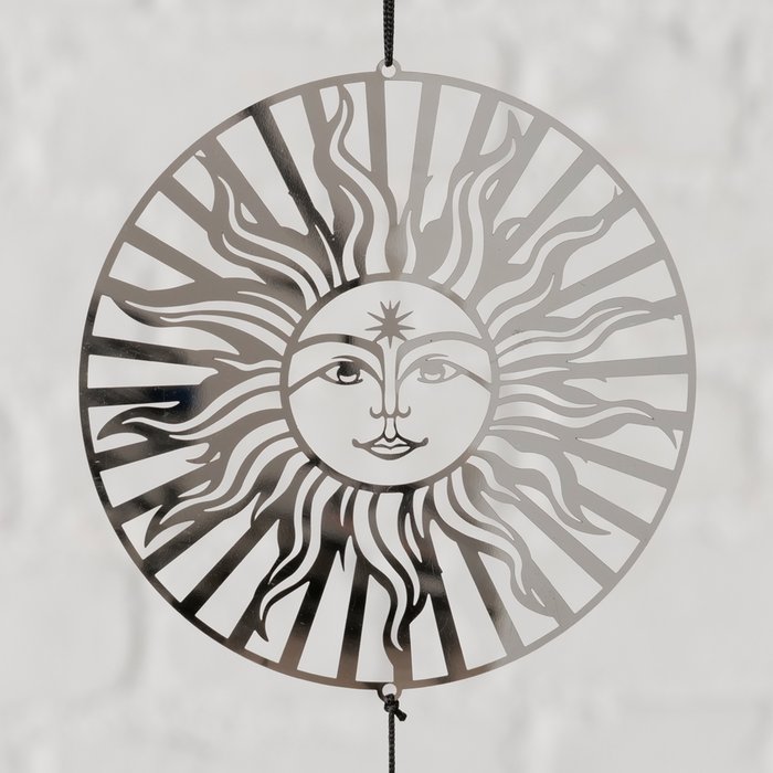 Windgong Omea zon 2 soorten H47cm zilver - Afbeelding 3