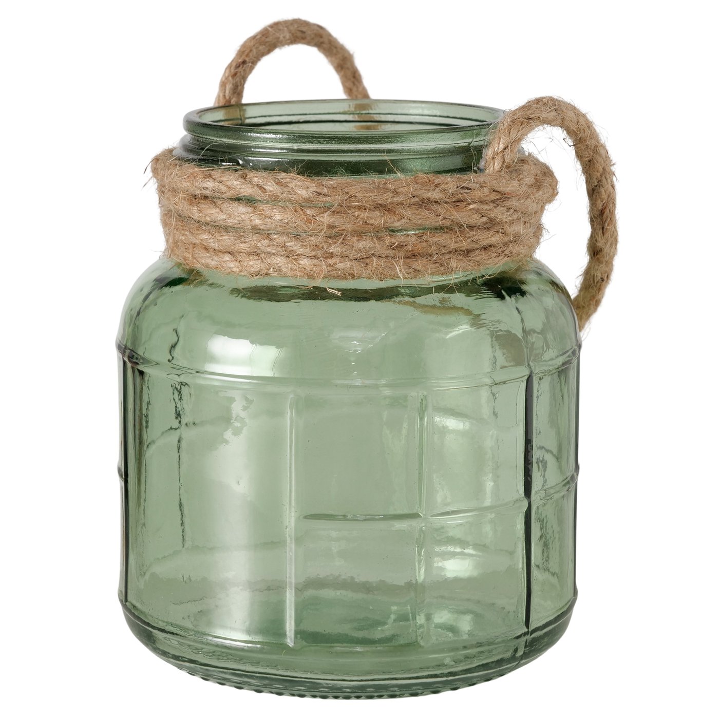 Windlicht Tameo H15cm jute groen