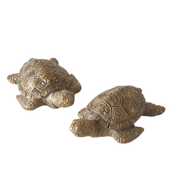 Figuur Quila schildpad 2 soorten H2,5cm bruin