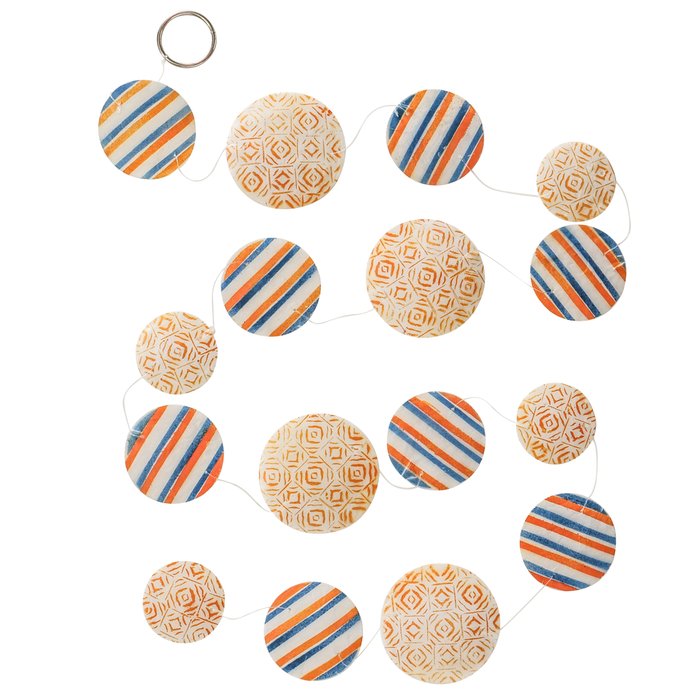 Capiz guirlande Azzurro nr29 L180cm oranje