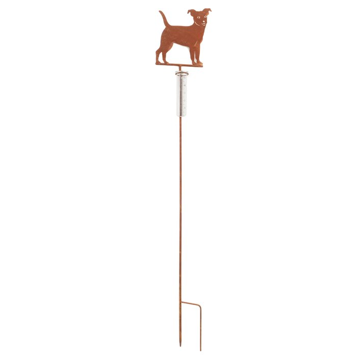 Regenmeter Hundi hond H119cm roest