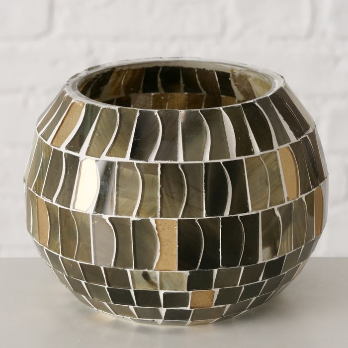 Windlicht Dillay rond H9cm glas - Afbeelding 2