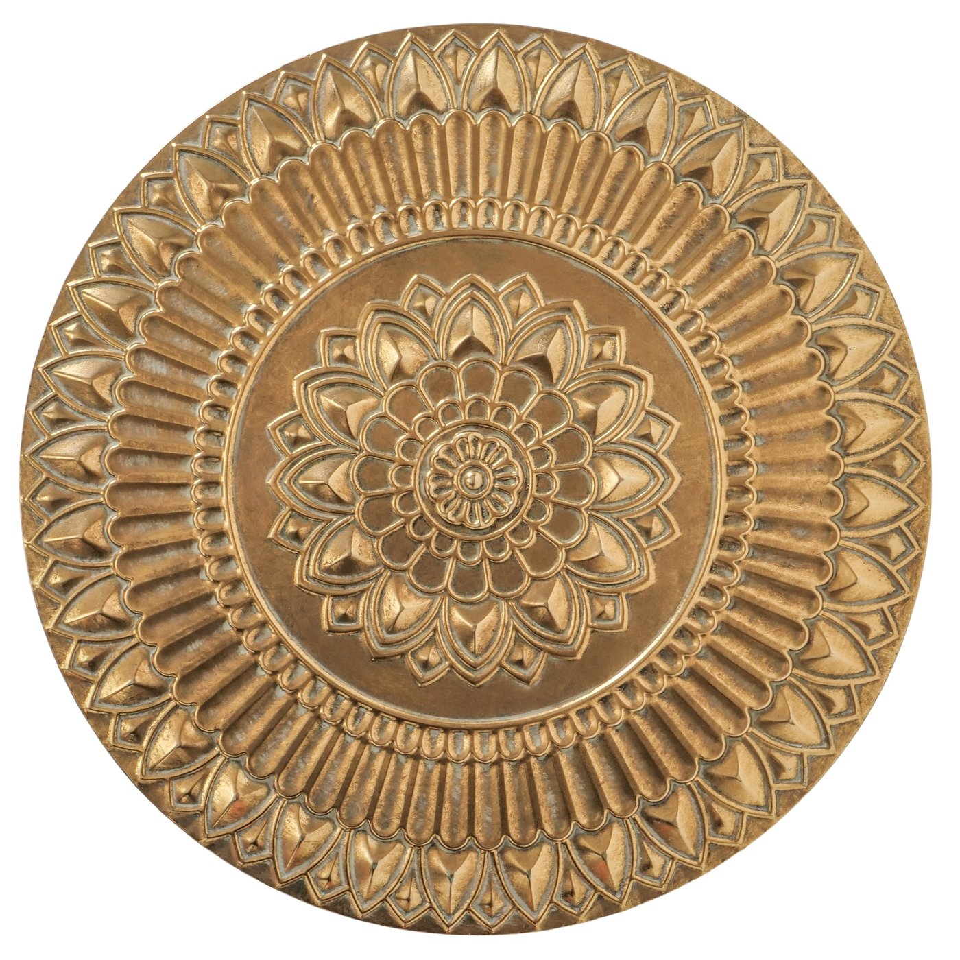 Wandobject Alhambra cirkel | antiek goud