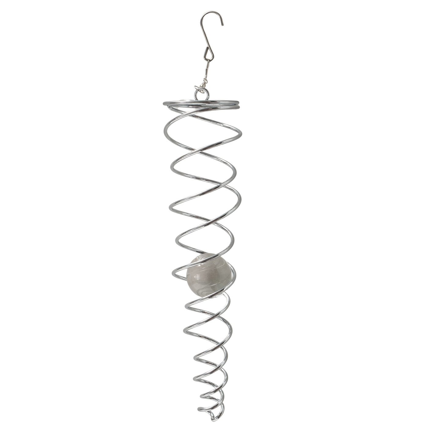 Decoratiehanger Twisty kogel H28cm